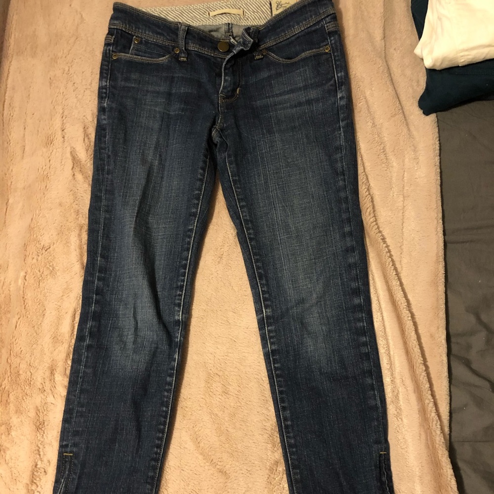 Cropped jean pants